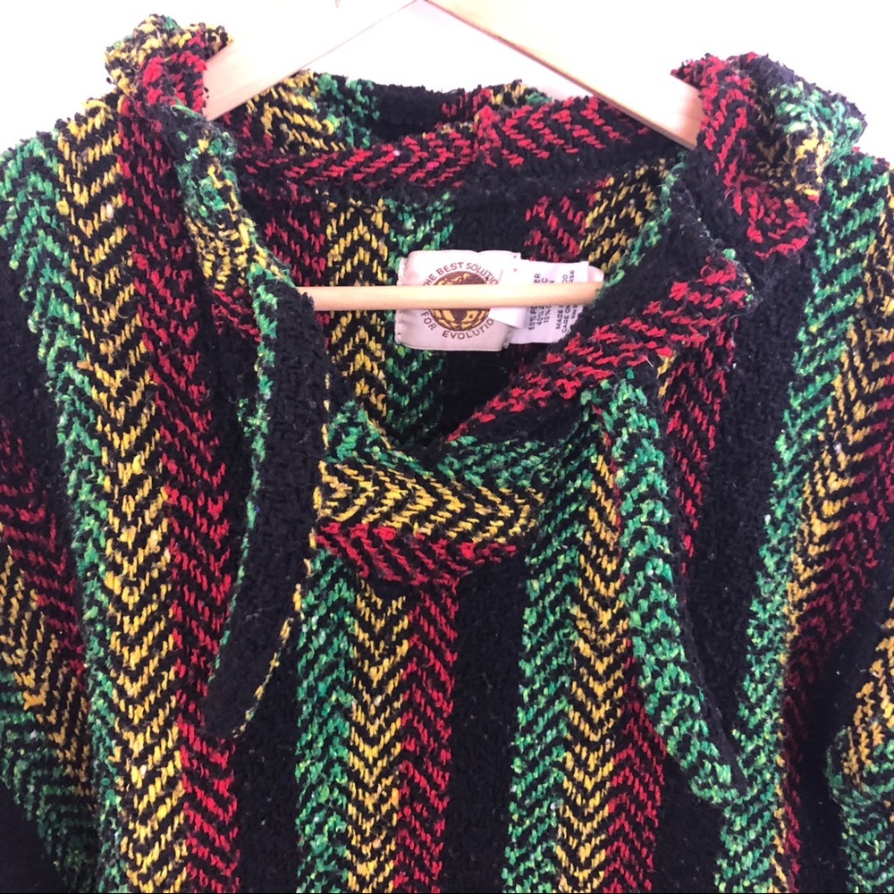 Earth Ragz Rasta Hoodie Medium - Picture 4 of 7